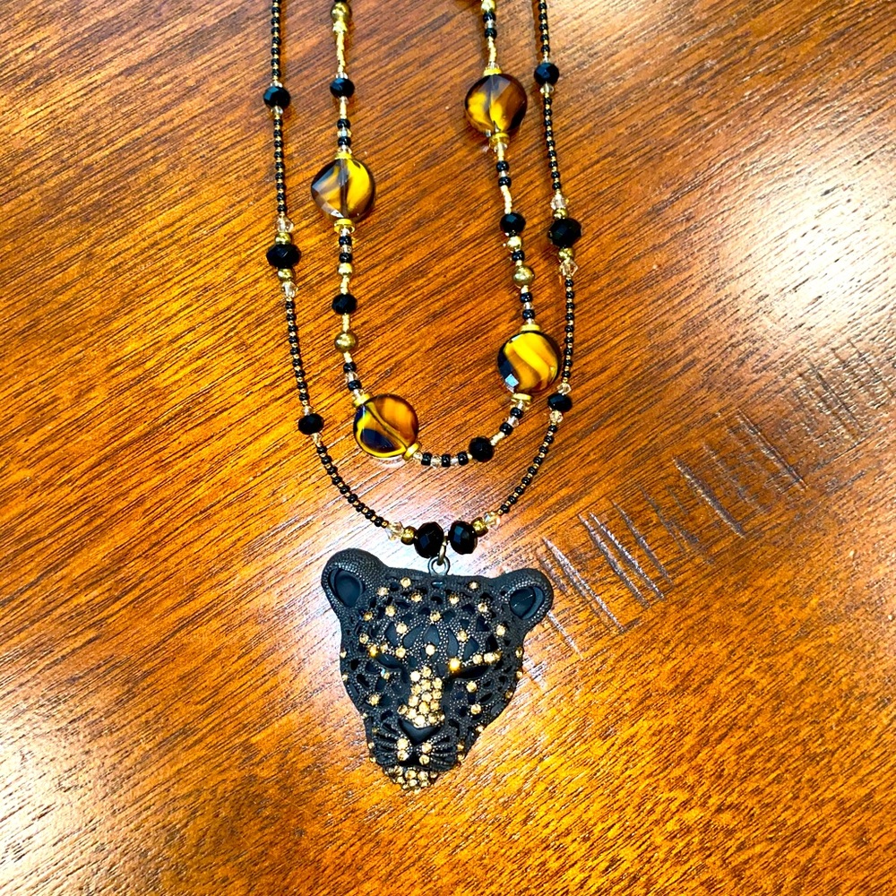 Debra K Tigers Eye Layering Necklace Set of 2